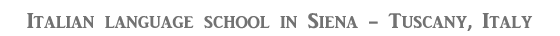 Saena Iulia - Italian language school in Siena - Tuscany, Italy